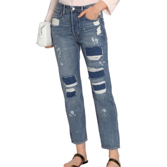 Frame Denim Denim - FRAME Denim Le Boy Farris Distressed Jeans
